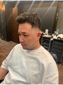 バーバーカットバーバースタイルバリカンスーツ面接就活モテ髪