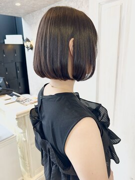 キャアリー(Caary) 福山市Caary似合わせカット韓国タッセルボブワンホンヘア20代