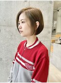 大人ショートボブ/丸みボブ/伸ばしかけショートボブ