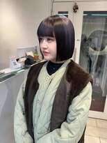 テトラ バイ ネオリーブ 横浜西口店(tetra by neolive)&nbsp;デザインブロックカラー　ラベンダー×ブラウン