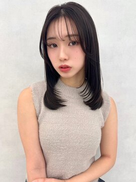 エジョン 幡ヶ谷店(Aejon) イメチェン/似合わせカット/フルバング/レッドブラウン/新宿