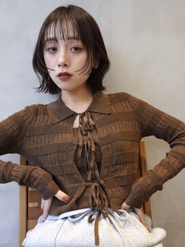 ニコ トウキョウ ヨコハマ(nico) ミニボブ/切りっぱなし/ボブ/縮毛矯正/タッセルボブ