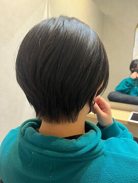 ナンバー 大分中央町店(N°) 【MIKOTO】@mikoto_newi 「髪質改善」襟足スッキリショート*