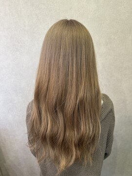 イリエ 川口(irier) ダブルブリーチカラー☆ホワイトミルクティー