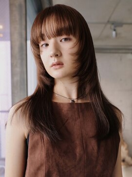 スクリーンギンザメゾン 銀座(SCREEN GINZA MAISON.) クラゲヘアー/小顔に見せるヘア/ココアベージュ/銀座