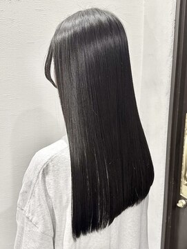 アルコイリスバイドールヘアー(ARCOIRIS by Dollhair) 酸性ストレート髪質改善トリートメントサラ艶髪美髪都島