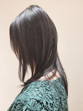 松本平太郎美容室 吉祥寺パートファイブ(PART5) ミディアムレイヤー×サイエンスアクア×イノアカラー