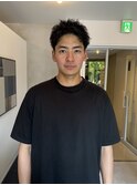 刈り上げメンズ大人ショート