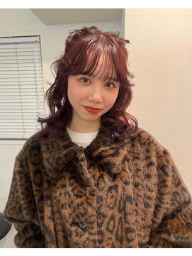 シイ(SIE) リボンアレンジ×チェリーレッド♪