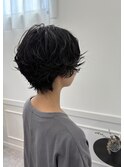ショートボブ×パーマ