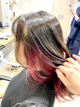 ノアル 大宮店(NOAHL) 10代/20代/30代/ボブ/顔周りウルフ/インナーカラー/小顔