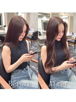 あるじゃんすー さいたま店&nbsp;ベージュブラウン#シールエクステ#くびれヘア#レイヤー#大宮