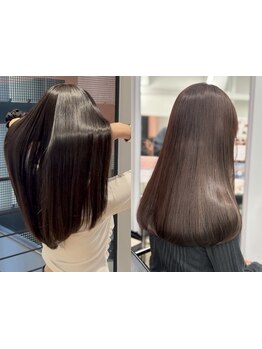 現在の毛髪科学において最もダメージを抑えた施術で本格髪質改善♪髪質改善/縮毛矯正/レイヤーカット