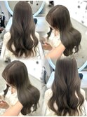 ダブルカラー必須透明感オリーブベージュ