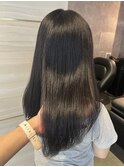 《高橋亜美》アッシュブラック/暗髪/艶カラー