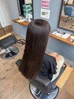 レアレア ヘアアンドライフ(LeaLea)&nbsp;着物ヘア/ダークアッシュ/ミディアムレイヤーカット/伊丹