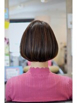 サックスヘアー(Saks hair)&nbsp;イルミナカラーで大人ボブ[おすすめは白髪ぼかし/オージュア ]