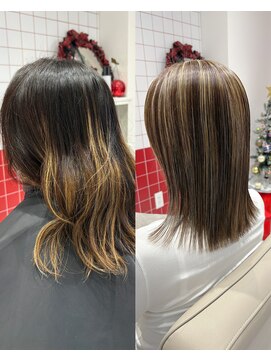 ハイライトカラー