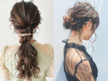 レクラ 渋谷(Leclat)の写真/お出かけ前の簡単アレンジ￥3,500☆崩れにくいルーズなふんわりセットで、一日中可愛く♪[渋谷/渋谷駅]