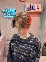 ムード カナザワ(mood kanazawa)&nbsp;センターパート/ミルクティーベージュ