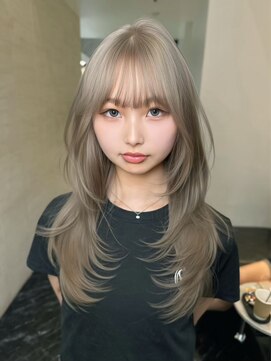 シェノン 表参道(CHAINON) 表参道/イメチェン/ピンクベージュ/アンブレラカラー/前髪/渋谷