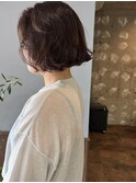 クセを活かしたボブ川越/ショート/ボブ/ハイライト/白髪ぼかし
