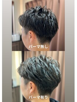 ケースタイルヘアスタジオ 麻布十番店(K-STYLE HAIR STUDIO)の写真/麻布十番メンズカジュアル提案。３０・４０代に似合うパーマやフェードで、私服もスーツも決まる髪型へ。