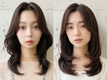 アドラーブル はなみずき店(adorable)の写真/似合わせのプロが創る女性目線で惹き出す小顔スタイル☆キレイを叶える高技術力、ハイセンスなデザインが◎