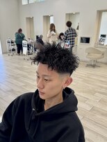 ロンド ラマ 岐阜(Lond bla-ma)&nbsp;スパイキーショート×ツイストピンパーマ【Lond伊藤メンズ】