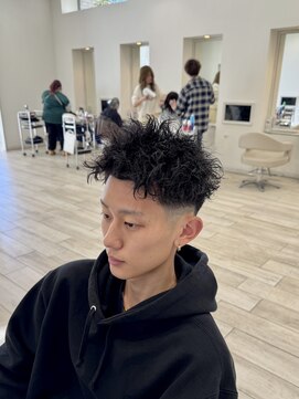 ロンド ラマ 岐阜(Lond bla-ma) スパイキーショート×ツイストピンパーマ【Lond伊藤メンズ】