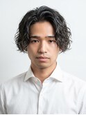 ナチュラルパーマミディ