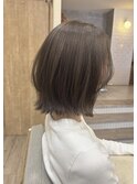 【rena】ひし形bob/nuance olive beige