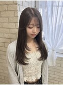 シアーグレージュ×レイヤーカット