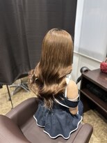 フロレゾンヘアデザインエクステ(floraison hair design exte) maron beige × pull exte