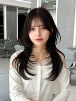 マウル トーキョー 銀座(MAEUL TOKYO)&nbsp;卵型似合わせ韓国前髪カット　ワンホンレイヤー　【銀座】