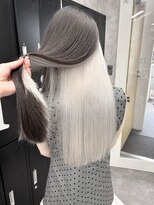 ノルン 表参道店(NORN)&nbsp;ミディアムレイヤーボブイメチェンピンクベージュ前髪