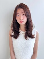 アグ ヘアー イコール 新小岩店(Agu hair equal)&nbsp;《Agu hair》くびれ落ち着きセミロング×numberA.ヘアバター