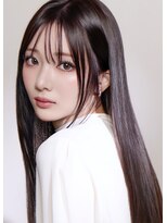 グランマッシュ(GRANMASH)&nbsp;髪質改善ストレート｜艶ロング×シースルーバング