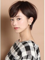 ロビー 青山(ROBBY) ショートヘア/分け目無し前髪あり/大人ショート/30代/40代/50代