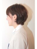 チェスナットカラーのマニッシュショートヘア♪