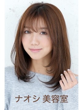 ナオシ トレス 富雄店(nao*c tres) 【奈良/富雄nao*c】ミルクティーベージュのふわセミロング