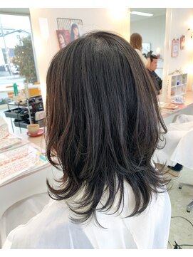 パザパ 成沢店(pa.za.pa.) モテミディアムヘアー