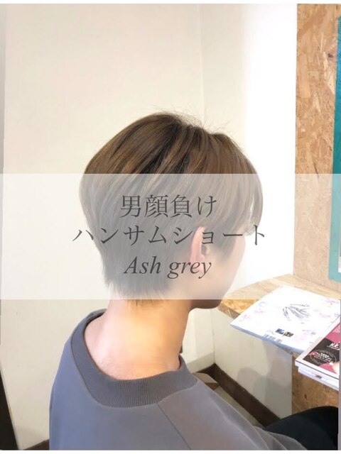 ☆ash grey+ハンサムショート☆
