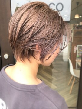 ヘア メイク ココ(hair make coco) ブリーチ有★ラベンダーグレージュ★