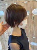 丸みショートボブ