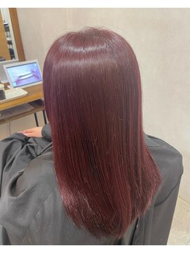 ヘアデザイン ファブロ(hair design FABRO.) ピンクカラー