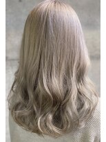 グランアージュ 池袋東口店(grandage)&nbsp;大人巻き×ふるゆわ透け感×プラチナグレージュ/池袋f