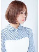 ショートボブ/シルキーベージュ/20代/30代/40代/白髪ぼかし