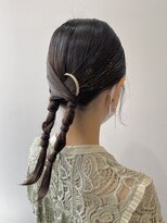 お呼ばれヘア◎タイトアレンジ【銀座ヘアセット】