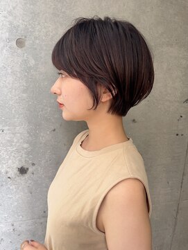 ロンド 銀座(Lond) 【春日美月】耳掛けも可愛い!まるみショート